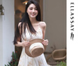 歌力思（ELLASSAY）博主同款25夏季新款歐若風印花可調(diào)節(jié)吊帶連衣裙女EWB362Y05100 駝混搭 S 曬單實拍圖