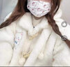 春乏加絨外套女冬季新款刺繡可愛(ài)學(xué)生森系少女寬松厚實(shí)仿羊羔絨棉服女 奶白色復合加絨款(里面有絨毛 2XL 建議131-145斤 曬單實(shí)拍圖