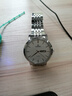 依波（EBOHR）大師系列情侶款石英表經(jīng)典百搭雙歷防水鋼帶手表情人節禮物 男表白盤(pán) 10451618 曬單實(shí)拍圖