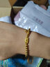 六福珠寶福滿(mǎn)傳家系列足金蓮花黃金手鏈金珠手串送禮 計價(jià) F63TBGB0054 11.96克(含工費933元) 曬單實(shí)拍圖