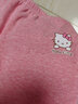 Hello Kitty兒童保暖褲女童棉質(zhì)秋褲寶寶秋冬內(nèi)穿加厚加絨打底褲536深粉140 曬單實(shí)拍圖