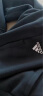 adidas加绒加厚保暖锥形束脚运动九分裤男女阿迪达斯官方轻运动 黑色/白 A/XS 推荐选大一码 实拍图