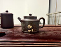 承韻尚樽宜興紫砂壺純手工名家大師泡茶壺正品家用單壺黃飛紫泥柴燒送禮 柴燒汲直350ml 曬單實(shí)拍圖