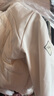 探拓（TECTOP）戶(hù)外保暖白鴨絨羽絨服彈力透氣外套搖粒絨拼接輕量立領(lǐng)開(kāi)衫防寒服 馥月白 M(165) 曬單實(shí)拍圖