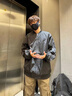 OEMG美式cleanfit棒球服外套男生春秋夏潮牌痞帥青少年飛行員夾克男 黑色 XL 【建議135-150斤】 曬單實拍圖