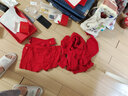 七匹狼保暖內衣男士純棉抗寒秋衣秋褲內褲襪子本命年大紅色蛇年禮盒套裝 100%純棉全身抗菌-鴻運禮盒 2XL -180/105(150-170斤) 曬單實(shí)拍圖