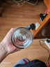 万象（WANXIANG）玻璃杯V219时尚便携深胡桃色泡茶杯双层手柄杯商务办公带滤网水杯 晒单实拍图