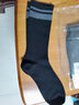 浪莎長(cháng)筒襪子男襪純精梳棉襪防臭高幫秋冬季加厚男士高筒長(cháng)襪 5雙混色 均碼（39-44鞋碼） 曬單實(shí)拍圖