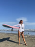AQUAPLAY連體泳衣女性感顯瘦露背溫泉三角游泳裝防曬速干浮潛水沖浪服 白色露背連體長袖泳衣 M(96-110斤) 曬單實拍圖