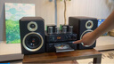 KINGHOPE君豪之音A-3組合膽機音響HIFI發(fā)燒電子管膽機套裝大功率功放音響藍牙U盤(pán)光纖同軸家用桌面音箱音響 A-3迷你膽機音響（A3+108膽機+128碟機） 曬單實(shí)拍圖