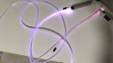 75派智能跳绳配件发光绳可连接app灯光可调节发光体育夜光炫光跳绳 实拍图