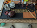 石匠同豐 簡(jiǎn)約天然烏金石茶盤(pán)茶具套裝 中式黑金石功夫茶臺 家用大小號茶海茶托盤(pán) 長(cháng)歌行 60*30*3cm 曬單實(shí)拍圖