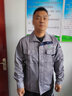 藍之旺 工作服定制長袖工廠服勞保服套裝男4S店焊工汽修工裝定制印logo A10滌棉套裝 XL 曬單實拍圖