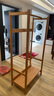 木墨（mumo） 衣帽架 工作室家具 全原實(shí)木落地掛衣架臥室玄關(guān)掛物架 櫻桃木 850*443*H1650mm 曬單實(shí)拍圖