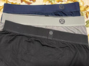 lululemon丨AIM 男士四角褲 *3 條裝速干 芯吸 LM9AMTS 黑/雜色中灰/海軍藍 2XL 曬單實(shí)拍圖