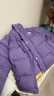 巴拉巴拉兒童羽絨服男童女童冬裝保暖寶寶外套學院風校服親子裝潮 紫白色調00471（白鴨絨） 160 cm（充絨量123g） 曬單實拍圖