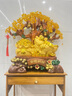 鑫大華威（xindhw）金蟾招財(cái)擺件黃水晶發(fā)財(cái)搖錢(qián)樹(shù)辦公室收銀臺(tái)飯店高檔大氣開(kāi)業(yè)禮物 金蟾納財(cái)  水晶樹(shù)（特大號(hào)） 曬單實(shí)拍圖