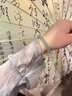 中國黃金（CHINA GOLD）玉鐲子溫潤綠玉髓手鐲女生叮當(dāng)鐲國風(fēng)七夕情人節(jié)禮物送女朋友老婆 54mm 玉髓手鐲 曬單實(shí)拍圖