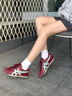 Onitsuka Tiger鬼塚虎新款經(jīng)典休閑鞋女 男女款運動休閑鞋MEXICO 66? 1183C102 深紅色/藍色 39 曬單實拍圖
