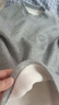 俞兆林兒童保暖內衣加絨加厚校服神器套裝秋冬圓領(lǐng)家居睡衣 灰色140 曬單實(shí)拍圖