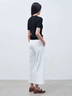 beanpole【闊腿褲】濱波  春夏新款女士通勤白色長褲休閑褲 白色 28 170/74A 曬單實(shí)拍圖