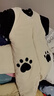 宜爽兒新生嬰兒衣服秋冬季裝連體衣寶寶加厚套裝棉衣外出抱衣冬裝0一3月 杏色熊貓 90cm 曬單實拍圖