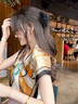 北極絨小方巾絲巾女2024新款春夏百搭領(lǐng)巾禮物實用媽媽感時尚圍脖70尺寸 米白色 橫戈盤馬 曬單實拍圖
