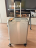 新秀麗（Samsonite）鎂鋁合金拉桿箱 LITE-BOX系列大容量行李箱CS0 出差托運箱/旅行箱 銀色 25寸 曬單實(shí)拍圖