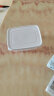 美煮妇冰箱食物收纳盒冷藏冷冻速冻专用保鲜盒食品级火锅食材冻肉分格盒 纯白 单件装 1L 实拍图