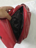 袋鼠雙肩包女?huà)D女節七夕時(shí)尚休閑背包女士韓版大容量旅行包 紅色 曬單實(shí)拍圖