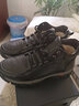 老人頭 秋冬男士休閑皮鞋馬丁靴中幫戶(hù)外加絨保暖雪地靴舒適透氣棉鞋 黑色【加絨】 39 (245mm) 曬單實(shí)拍圖