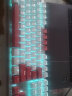惠普（HP）GK200机械键盘有线办公游戏键盘 20种背光灯效 87键电竞键盘鼠标套装电脑外设键鼠 红白【茶轴】冰蓝光 实拍图