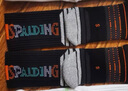 斯伯?。⊿PALDING）籃球襪男款兒童青少年長(zhǎng)筒專業(yè)實(shí)戰(zhàn)毛巾底高幫美式運(yùn)動(dòng)襪子黑灰S 曬單實(shí)拍圖