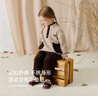 babylove寶寶奧利絨半開衛(wèi)衣春秋款兒童抓絨上衣保暖套頭外套外出休閑衣服 沙丘色 120 曬單實(shí)拍圖