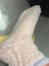 嫚熙（EMXEE）半邊絨熊貓月子襪孕婦秋冬毛絨地板襪防風(fēng)保暖坐月子必用品女 【7A抗菌】薔薇粉+月牙白+薄荷綠 均碼 曬單實(shí)拍圖