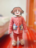 芬騰兒童睡衣女萌趣星星加厚夾棉保暖女童睡衣家居服Q9984750929 曬單實(shí)拍圖