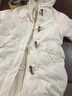 G.DUCKKIDS小黃鴨兒童羽絨服女童冬季新款中大童女孩中長(cháng)款白鴨絨保暖外套 米白色真狐貍毛領(lǐng) 140 cm 曬單實(shí)拍圖