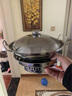 施錦德國品質(zhì)干鍋專用鍋酒精爐干小火鍋家用爐子防風(fēng)一體鍋?zhàn)胁讳P鋼 酒精爐+干鍋 22cm 曬單實(shí)拍圖