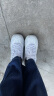 斯凯奇（Skechers）女鞋经典熊猫鞋女百搭厚底增高休闲运动复古蕾丝老爹鞋女11959 11959-白色/WHT 36.5 实拍图