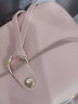 莫尔克（MERKEL）莫尔克新款时尚圆环流苏单肩女士小包包迷你斜跨手机包小零钱包包 粉色 晒单实拍图
