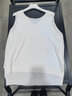 妙麥樂(lè )大碼吊帶背心女春夏季寬松V領(lǐng)無(wú)袖針織背心打底衫 白色 2XL 建議125-140斤 曬單實(shí)拍圖