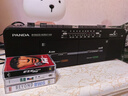 熊貓（PANDA）F-539錄音機(jī)磁帶播放機(jī)雙卡錄音機(jī)磁帶收錄機(jī)雙卡座插卡U盤(pán)英語(yǔ)復(fù)讀機(jī)磁帶機(jī)教學(xué) 黑色+熊貓耳機(jī)+清洗帶 曬單實(shí)拍圖