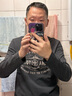 季言復古長(cháng)袖t恤男士春秋季重磅純棉圓領(lǐng)船錨印花 今年流行2025上衣男 鐵灰色 M （適合110-135斤） 曬單實(shí)拍圖
