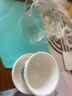 美斯尼 玻璃茶杯茶水分離水杯陶瓷過濾內(nèi)膽辦公室茶杯茶具高硼硅泡茶杯 竹格（300毫升） 曬單實拍圖