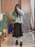 JOBG小皮鞋系帶女2024新款英倫風(fēng)內(nèi)增高女鞋單鞋松糕鞋厚底樂福鞋 亮光黑 36 曬單實(shí)拍圖