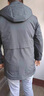 恒源祥羽絨服男士冬季外套男中長(cháng)款防寒鵝絨服可拆內膽中年爸爸裝派克服 94009三穿鵝絨灰色 180(XL) 曬單實(shí)拍圖