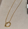 周生生七夕禮物莫比烏斯環(huán)5G黃金項(xiàng)鏈 gin足金圓環(huán)吊墜配鏈款93863N計(jì)價(jià) 47厘米 - 5.16克(含工費(fèi)550元) 曬單實(shí)拍圖