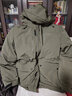 拓路者（Pioneer Camp）雪熊800蓬派克鵝絨羽絨服男連帽寬松中長款戶外冬季保暖厚款外套 軍綠-環(huán)保人造毛領(lǐng) M 曬單實(shí)拍圖
