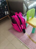 米高輪滑鞋兒童花樣溜冰鞋平花鞋可調直排輪花式考級培訓旱冰鞋MC系列 MC8粉色套裝 S (29-32) 曬單實(shí)拍圖