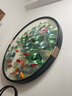 趙氏恒璽（ZONLOLV） 新中式刺繡掛畫蘇州刺繡成品裝飾畫九魚圖精品入戶玄關(guān)客廳風(fēng)景 實木立體圓框 曬單實拍圖